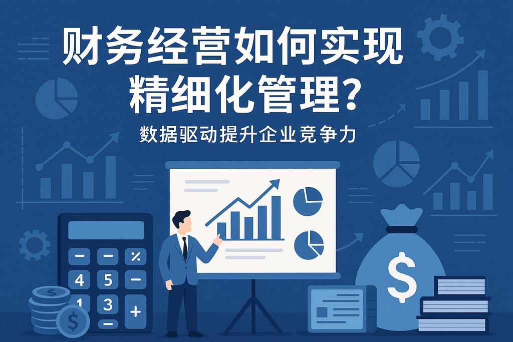 财务经营如何实现精细化管理？数据驱动提升企业竞争力