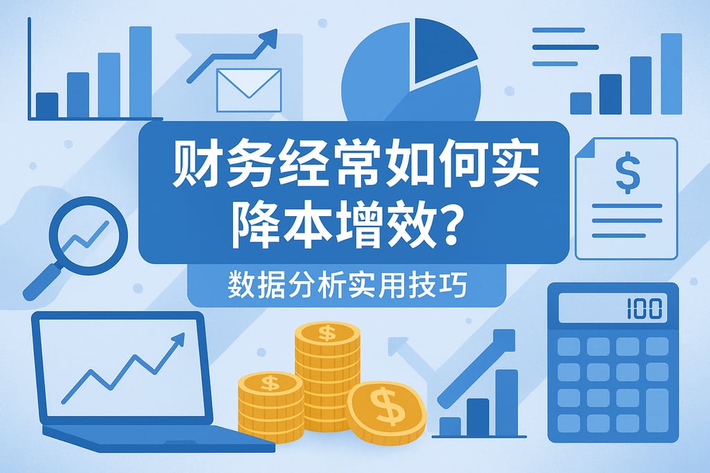 财务经营如何实现降本增效？数据分析实用技巧