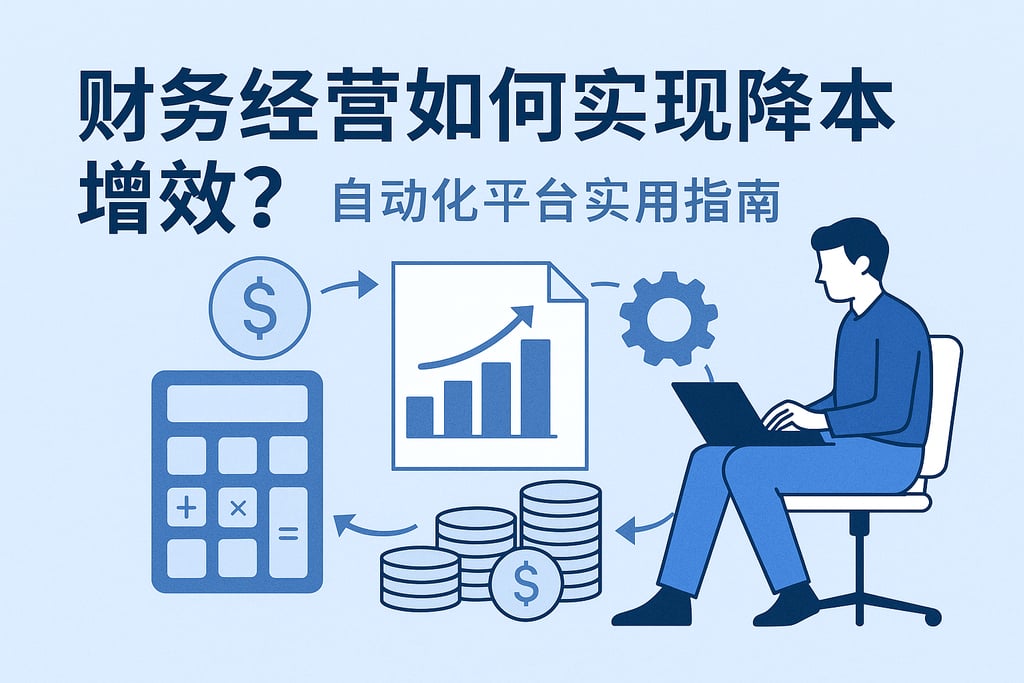 财务经营如何实现降本增效？自动化平台实用指南