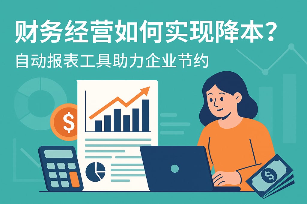 财务经营如何实现降本？自动报表工具助力企业节约