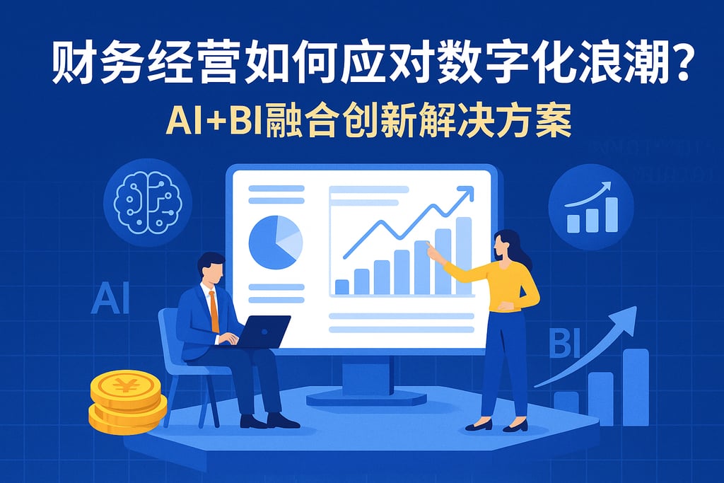 财务经营如何应对数字化浪潮？AI+BI融合创新解决方案