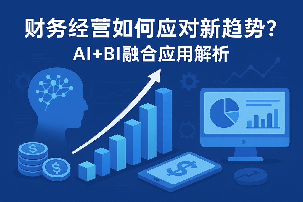 财务经营如何应对新趋势？AI+BI融合应用解析