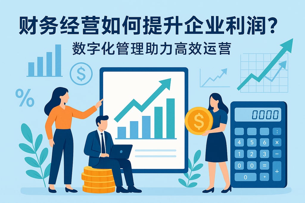 财务经营如何提升企业利润？数字化管理助力高效运营