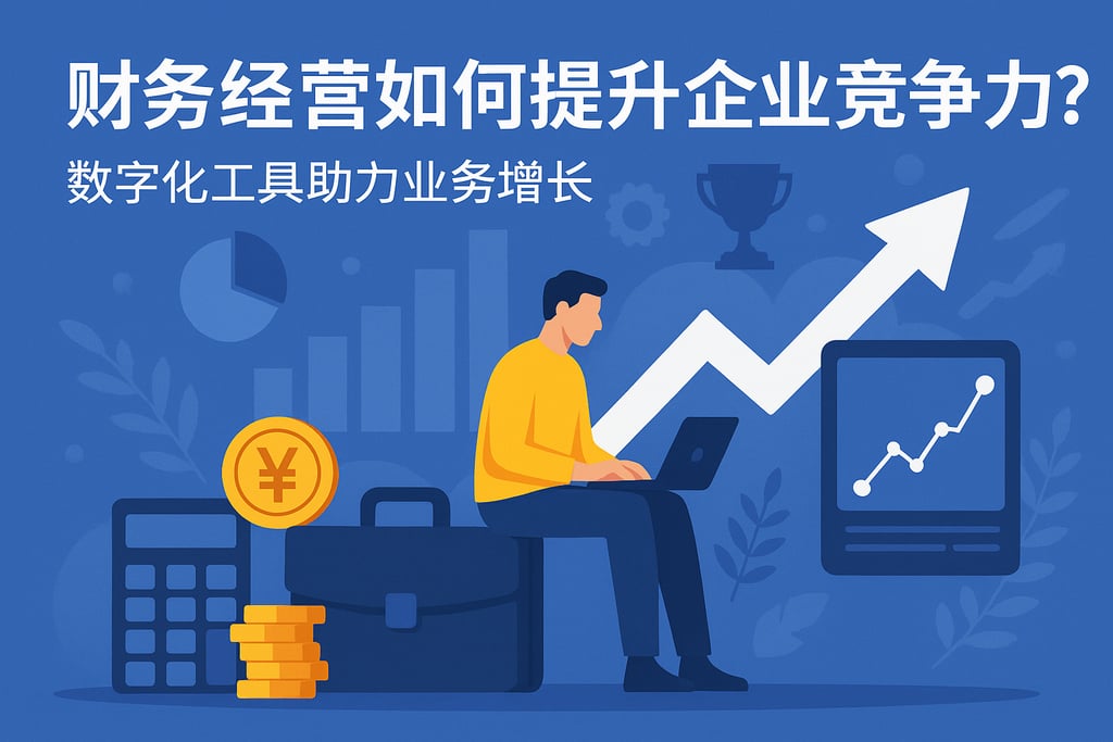 财务经营如何提升企业竞争力？数字化工具助力业务增长