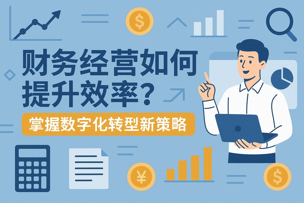 财务经营如何提升效率？掌握数字化转型新策略