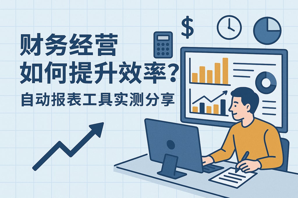 财务经营如何提升效率？自动报表工具实测分享