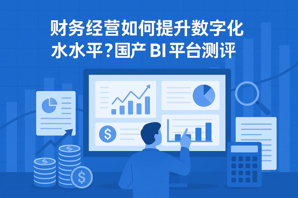 财务经营如何提升数字化水平？国产BI平台测评