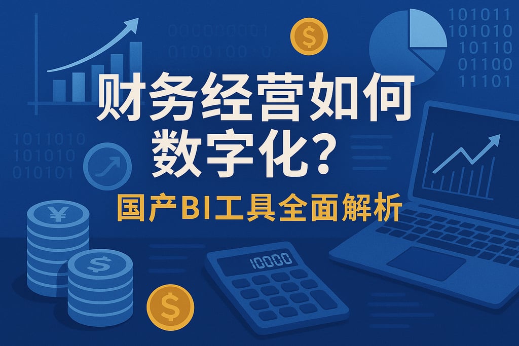 财务经营如何数字化？国产BI工具全面解析