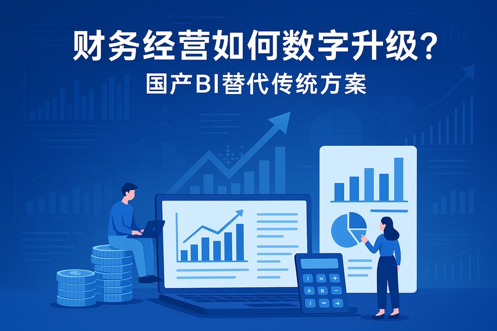 财务经营如何数字升级？国产BI替代传统方案