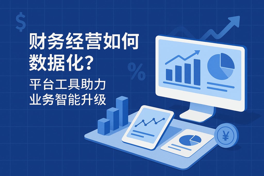 财务经营如何数据化？平台工具助力业务智能升级