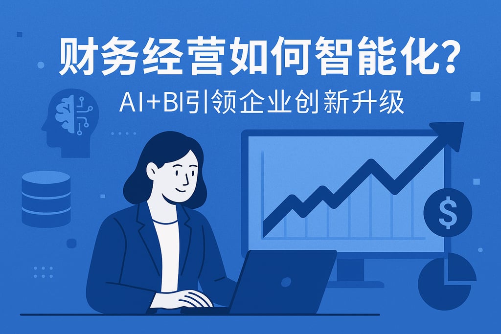 财务经营如何智能化？AI+BI引领企业创新升级