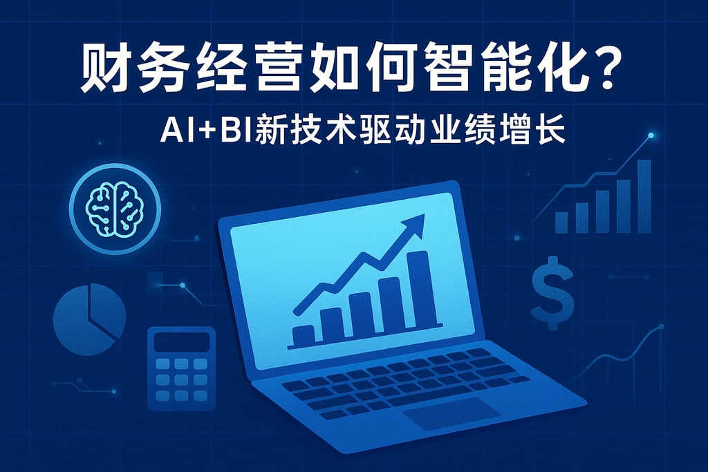 财务经营如何智能化？AI+BI新技术驱动业绩增长