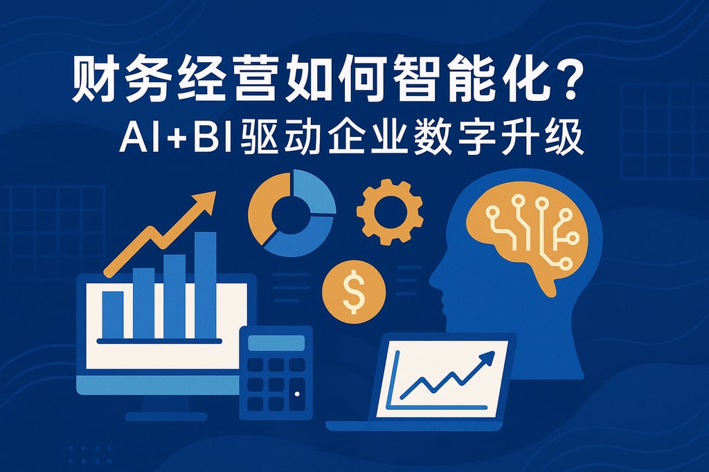 财务经营如何智能化？AI+BI驱动企业数字升级