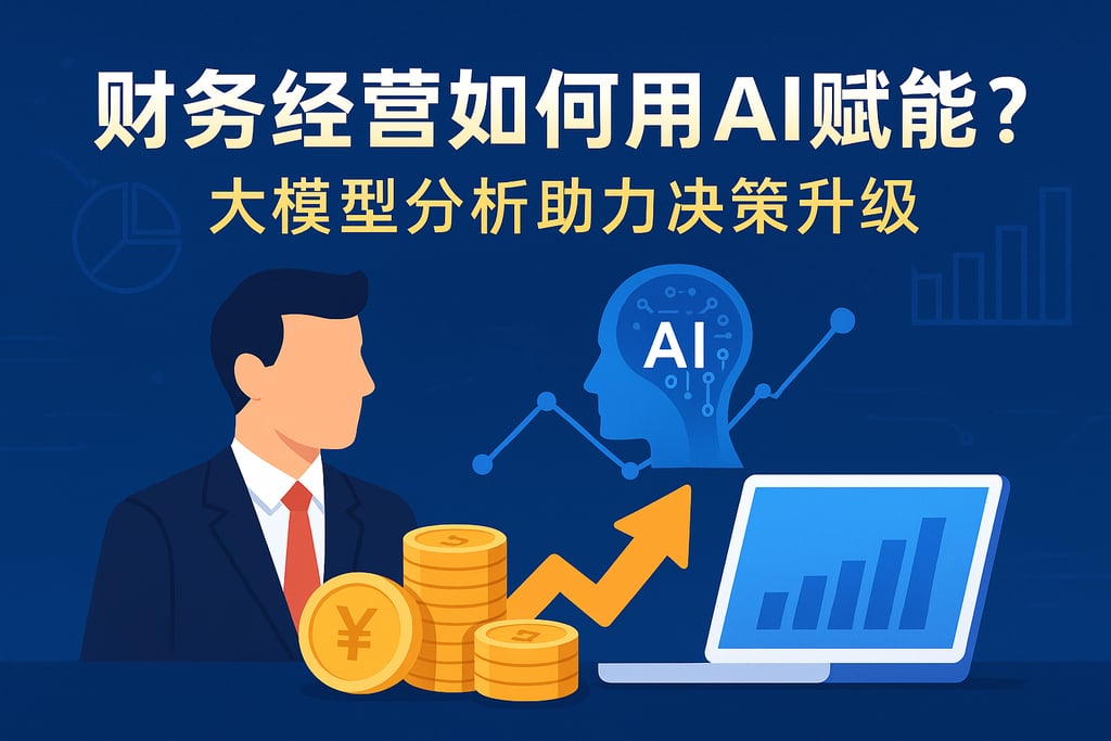 财务经营如何用AI赋能？大模型分析助力决策升级