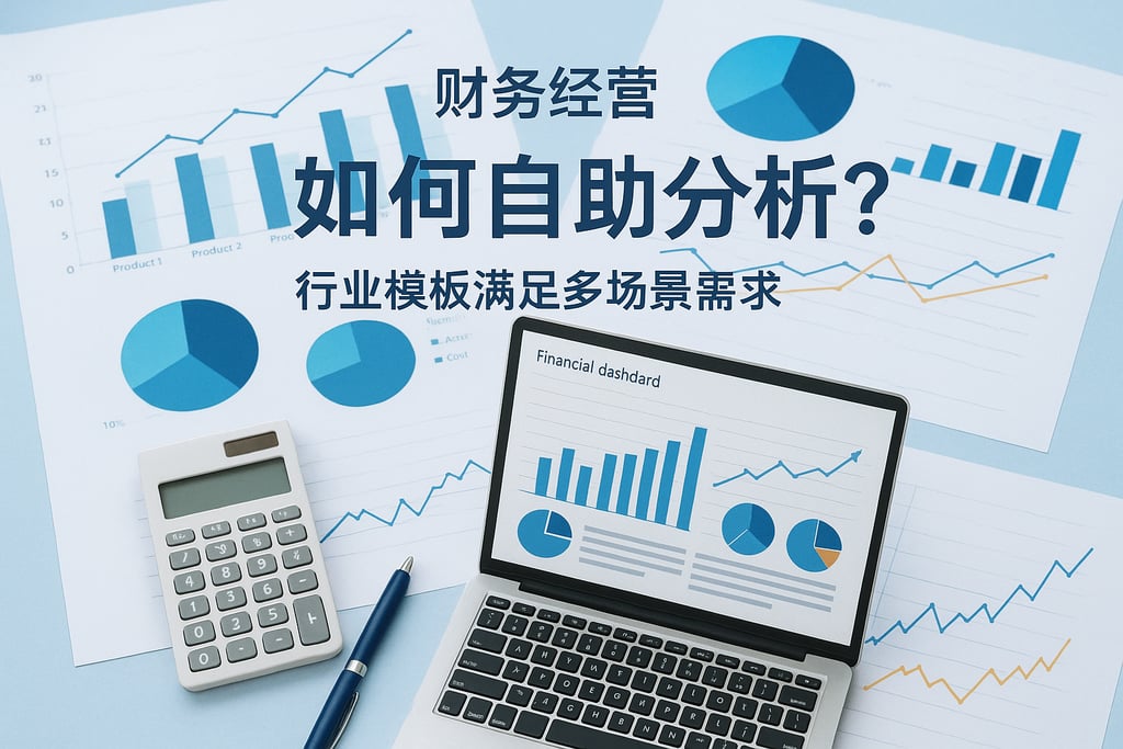 财务经营如何自助分析？行业模板满足多场景需求