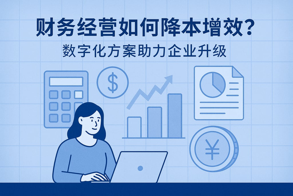财务经营如何降本增效？数字化方案助力企业升级