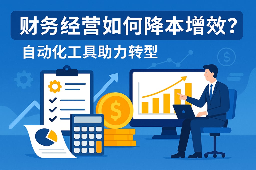 财务经营如何降本增效？自动化工具助力转型