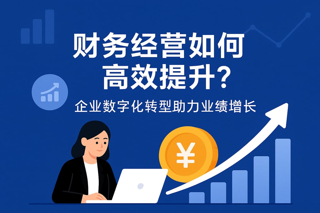 财务经营如何高效提升？企业数字化转型助力业绩增长