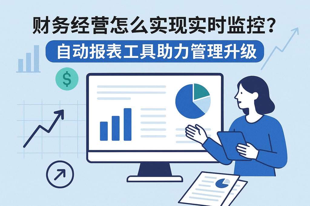 财务经营怎么实现实时监控？自动报表工具助力管理升级