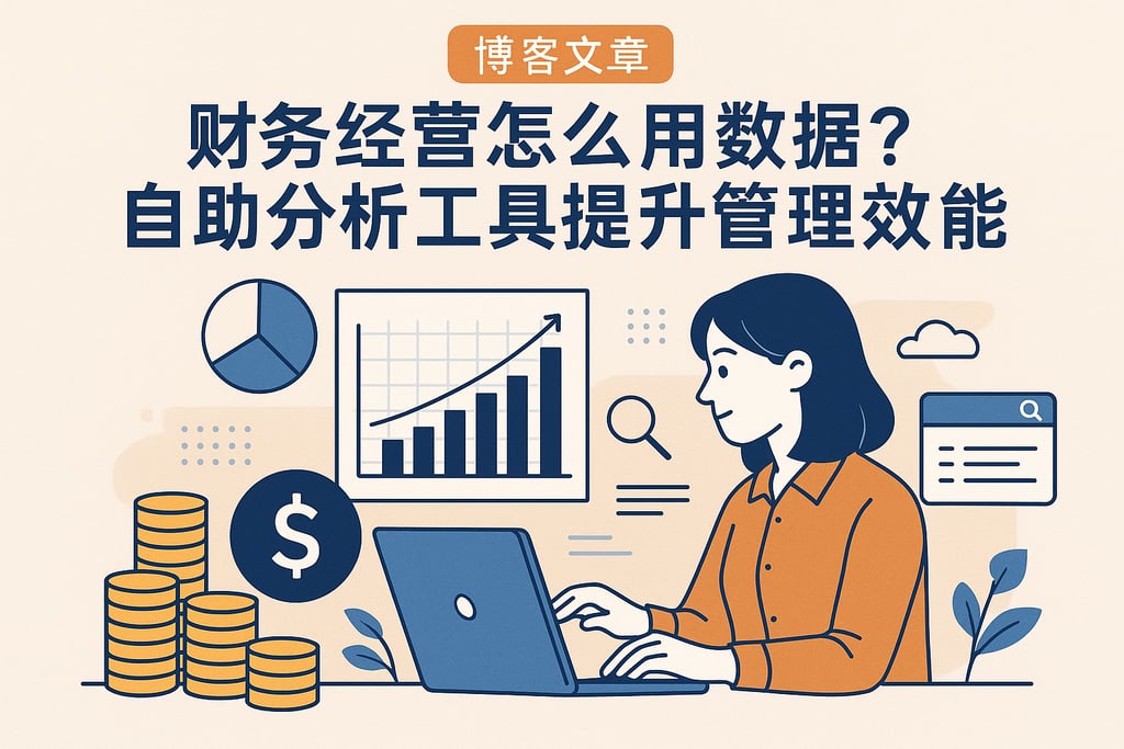 财务经营怎么用数据？自助分析工具提升管理效能