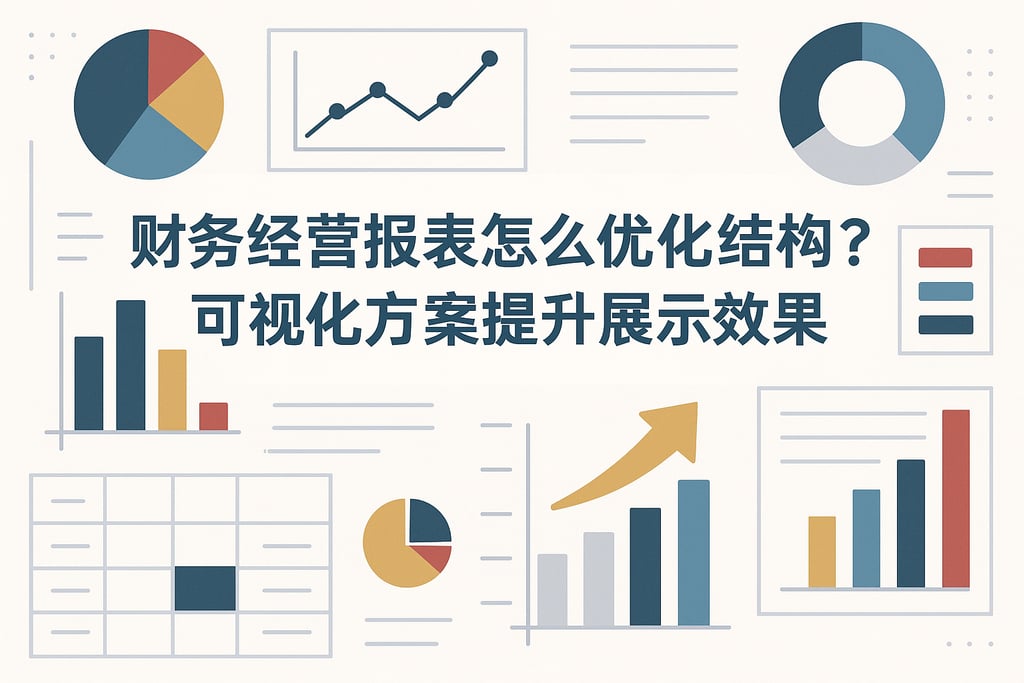 财务经营报表怎么优化结构？可视化方案提升展示效果