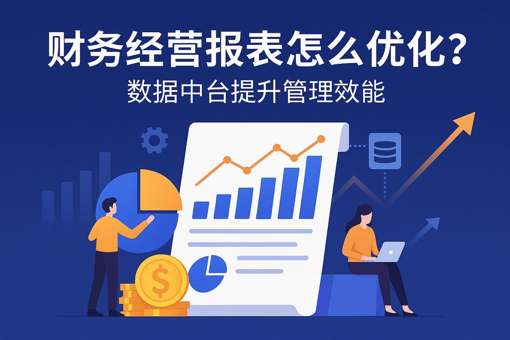 财务经营报表怎么优化？数据中台提升管理效能