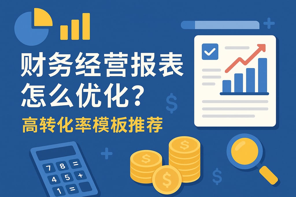 财务经营报表怎么优化？高转化率模板推荐