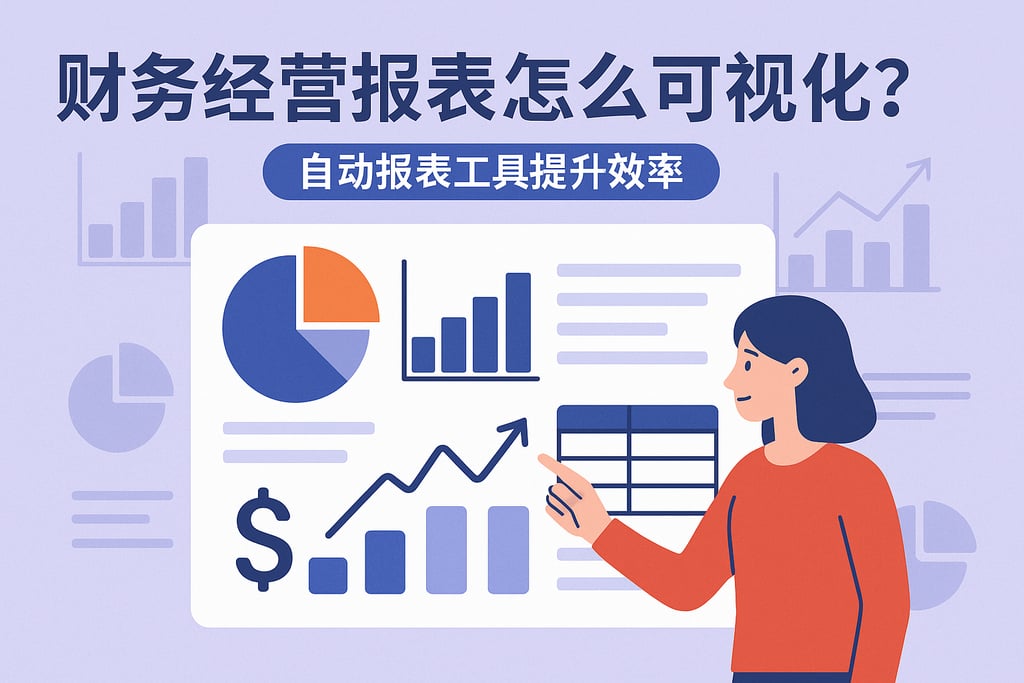 财务经营报表怎么可视化？自动报表工具提升效率