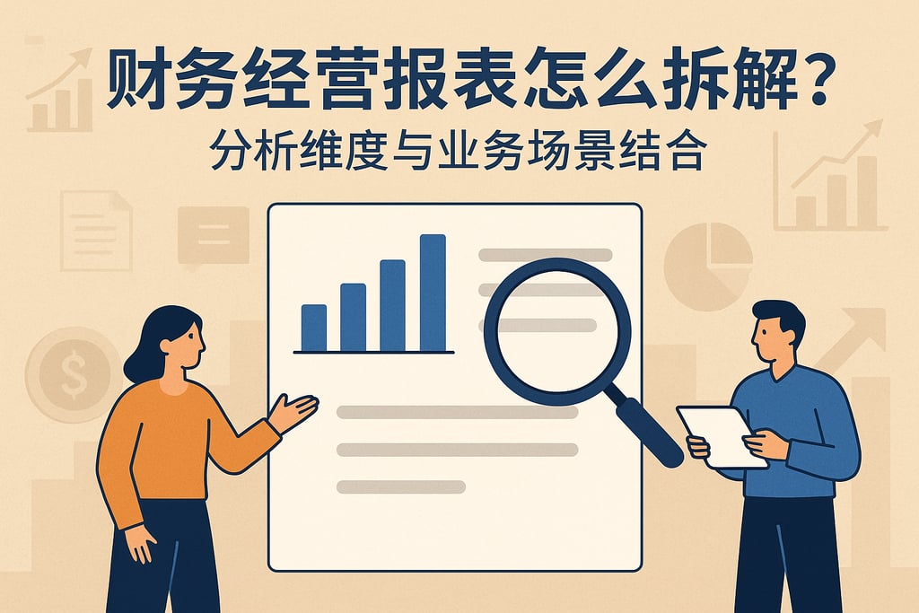 财务经营报表怎么拆解？分析维度与业务场景结合