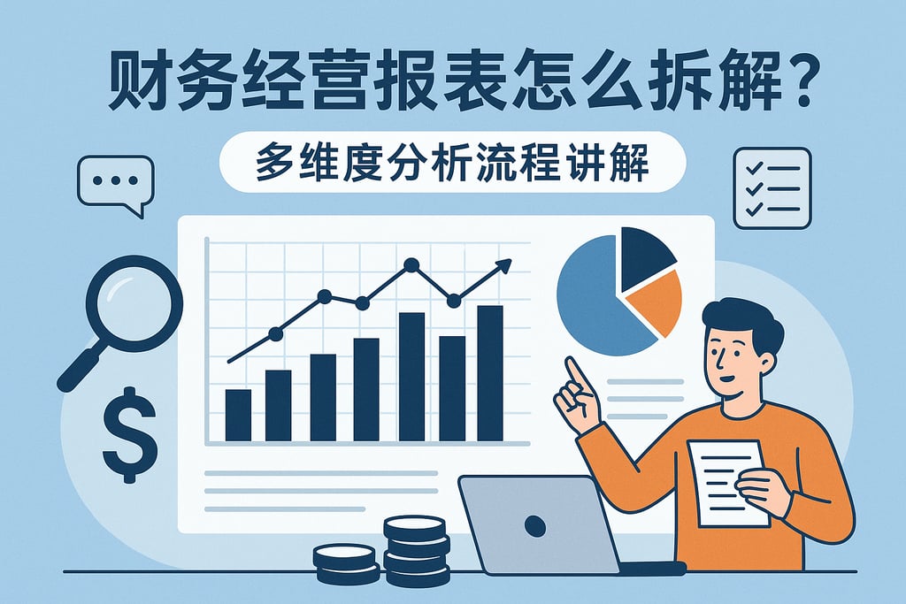 财务经营报表怎么拆解？多维度分析流程讲解