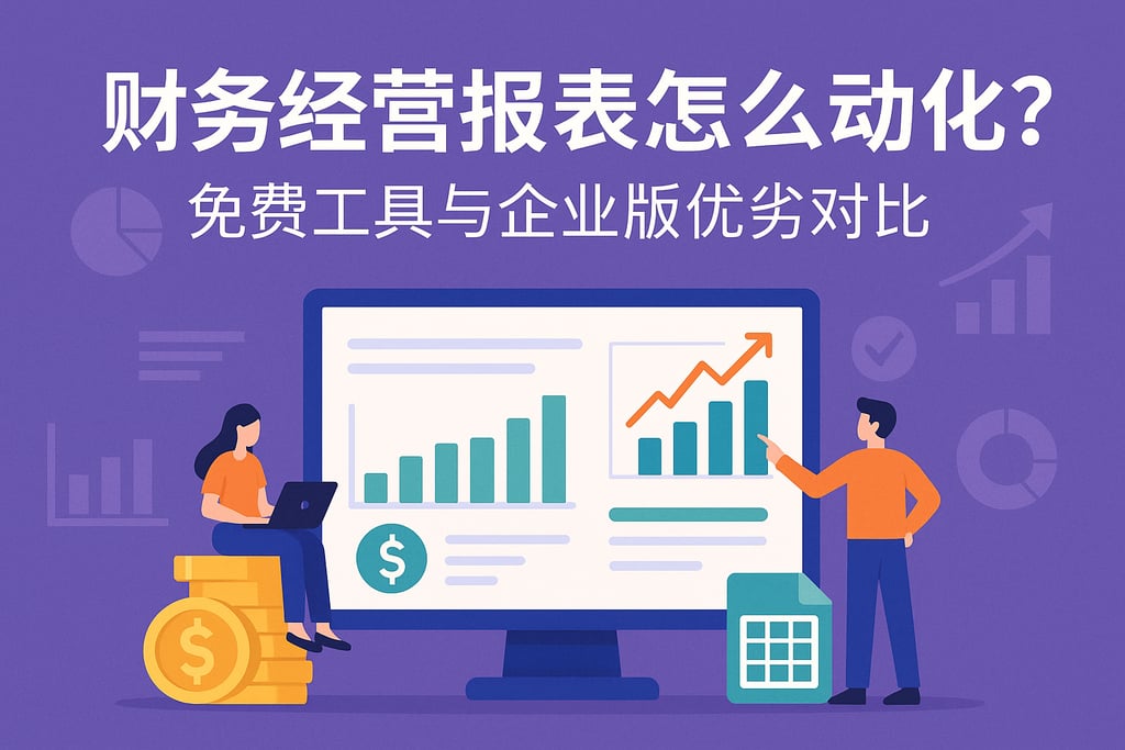 财务经营报表怎么自动化？免费工具与企业版优劣对比