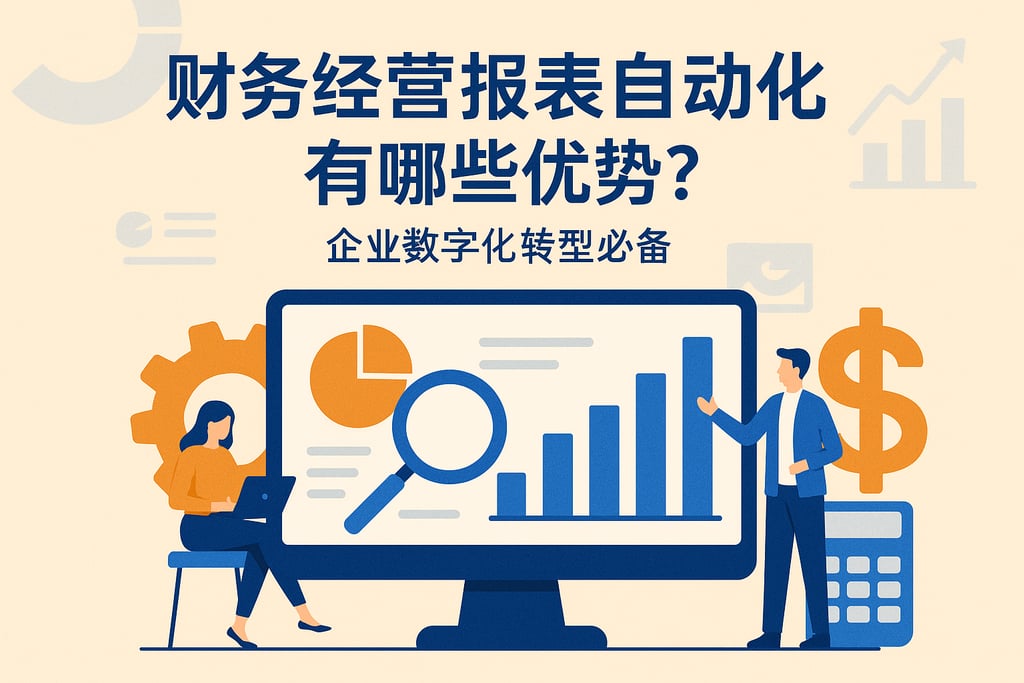 财务经营报表自动化有哪些优势？企业数字化转型必备