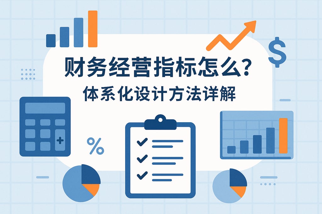 财务经营指标怎么定义？体系化设计方法详解