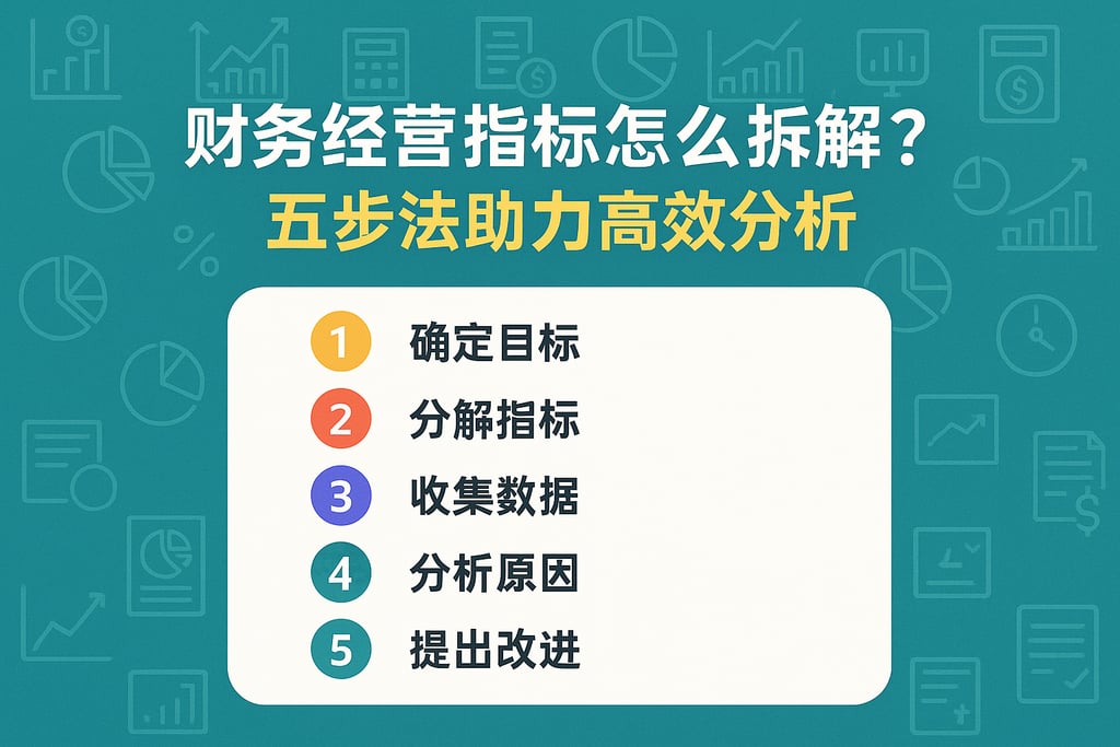 财务经营指标怎么拆解？五步法助力高效分析