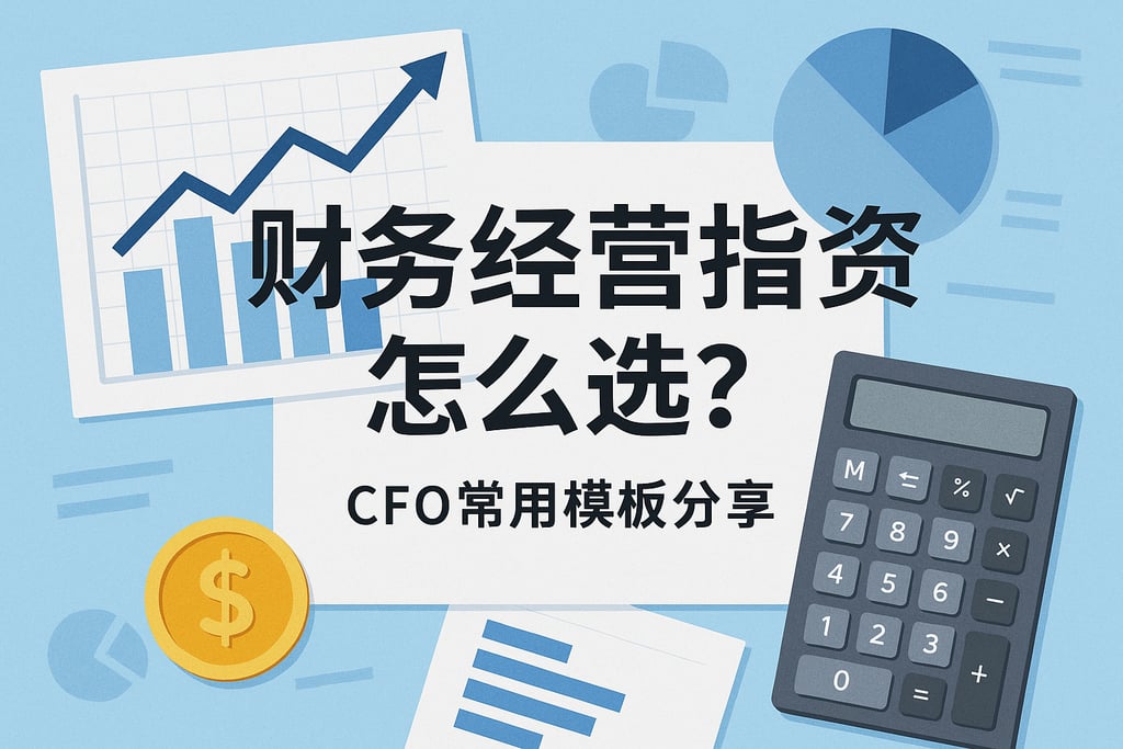 财务经营指标怎么选？CFO常用模板分享