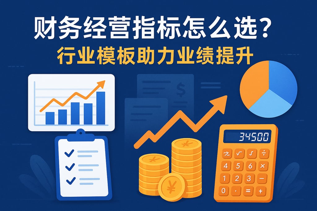财务经营指标怎么选？行业模板助力业绩提升