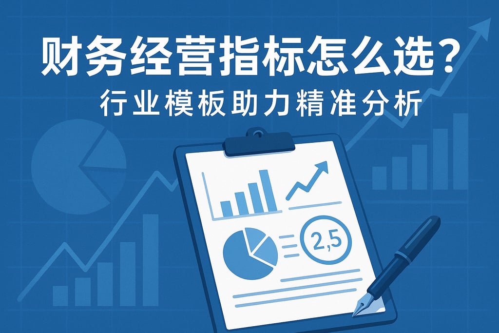 财务经营指标怎么选？行业模板助力精准分析