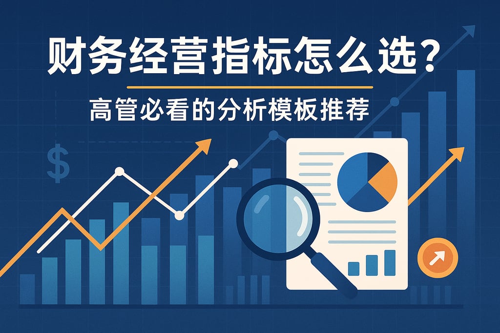 财务经营指标怎么选？高管必看的分析模板推荐