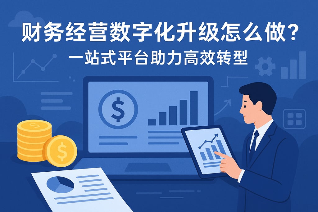 财务经营数字化升级怎么做？一站式平台助力高效转型