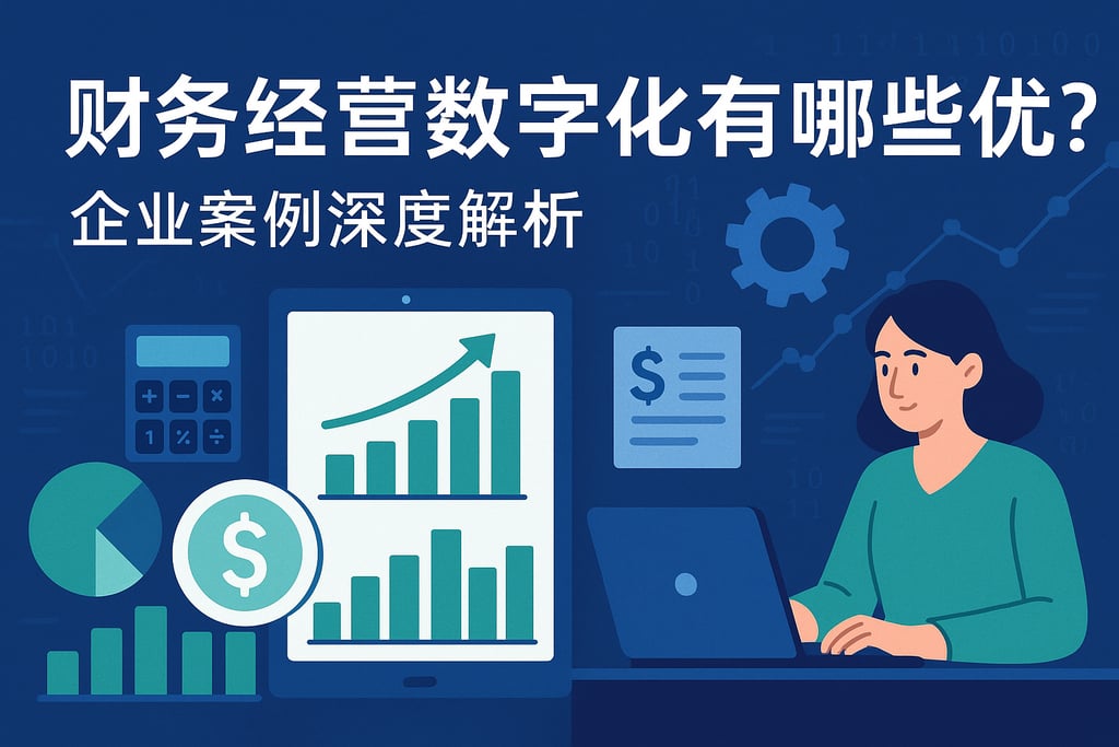 财务经营数字化有哪些优势？企业案例深度解析