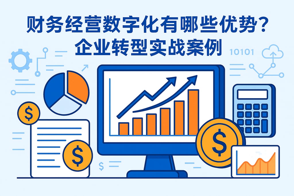 财务经营数字化有哪些优势？企业转型实战案例