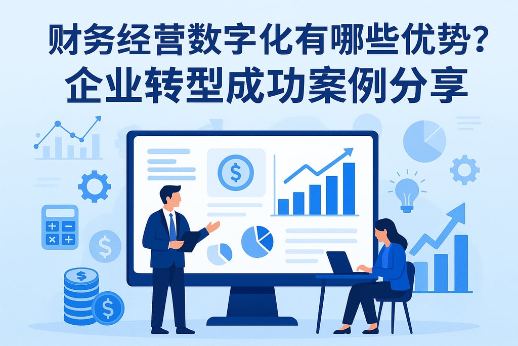 财务经营数字化有哪些优势？企业转型成功案例分享