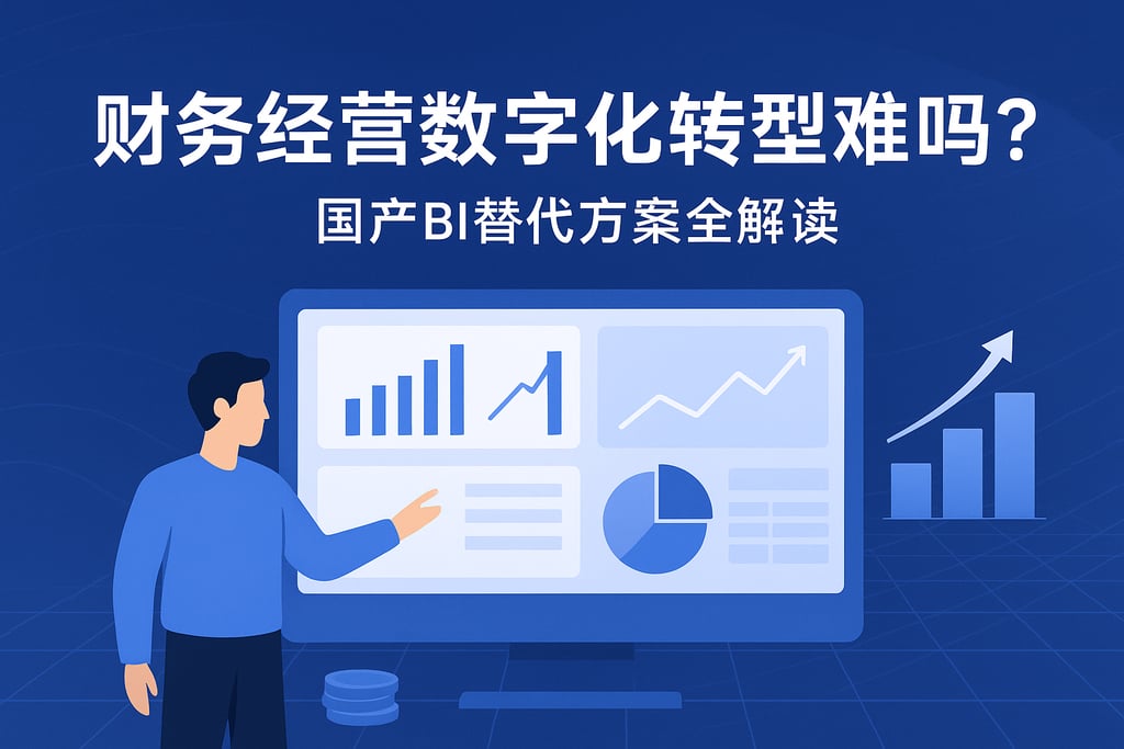 财务经营数字化转型难吗？国产BI替代方案全解读