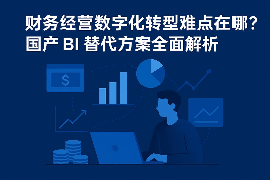 财务经营数字化转型难点在哪？国产BI替代方案全面解析