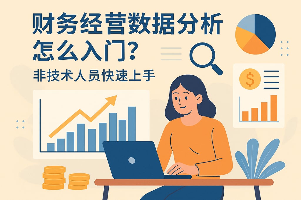 财务经营数据分析怎么入门？非技术人员快速上手