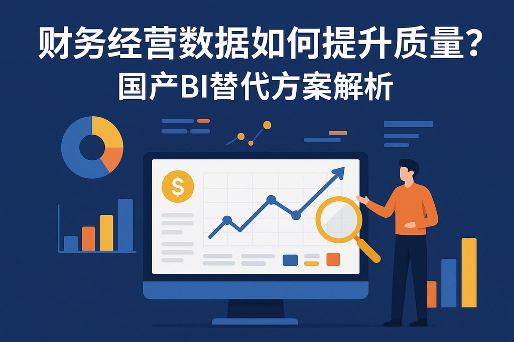 财务经营数据如何提升质量？国产BI替代方案解析