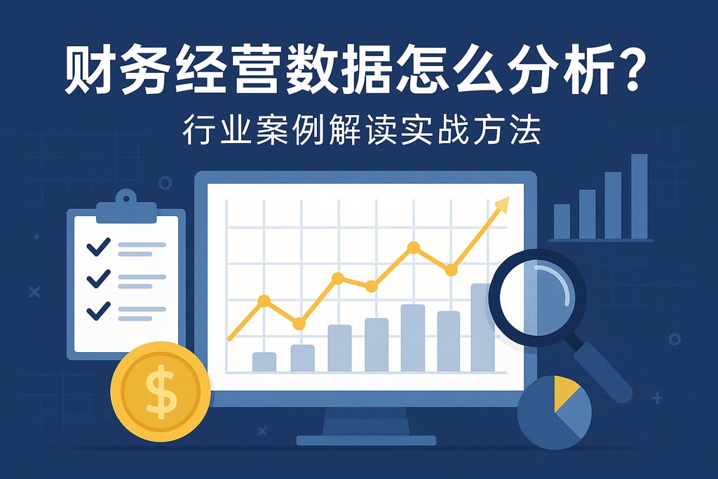 财务经营数据怎么分析？行业案例解读实战方法