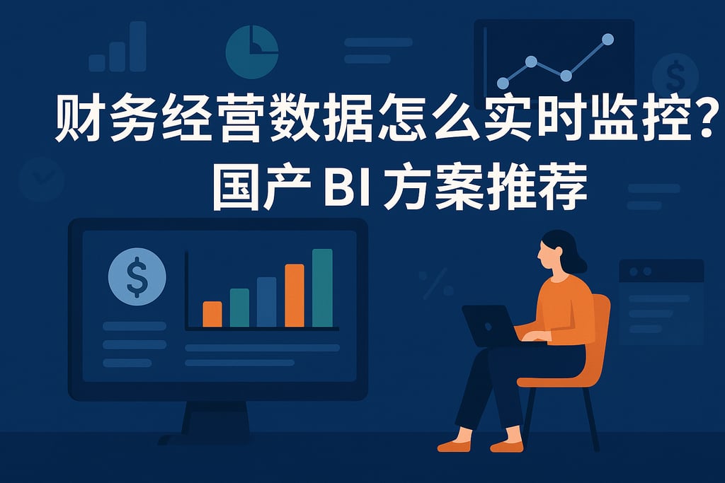 财务经营数据怎么实时监控？国产BI方案推荐