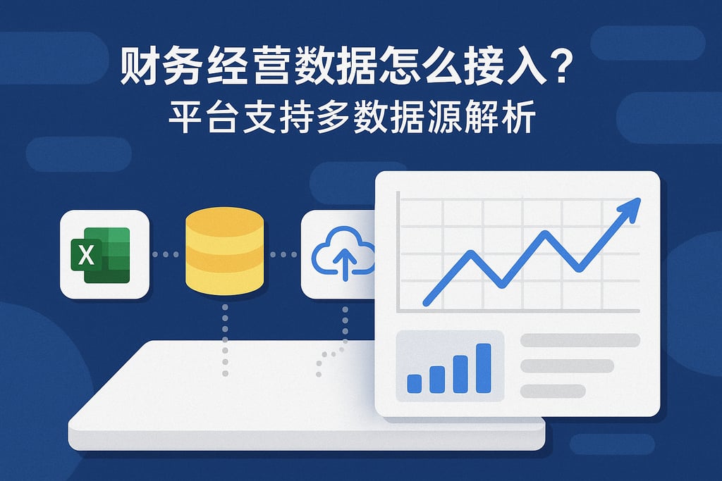 财务经营数据怎么接入？平台支持多数据源解析
