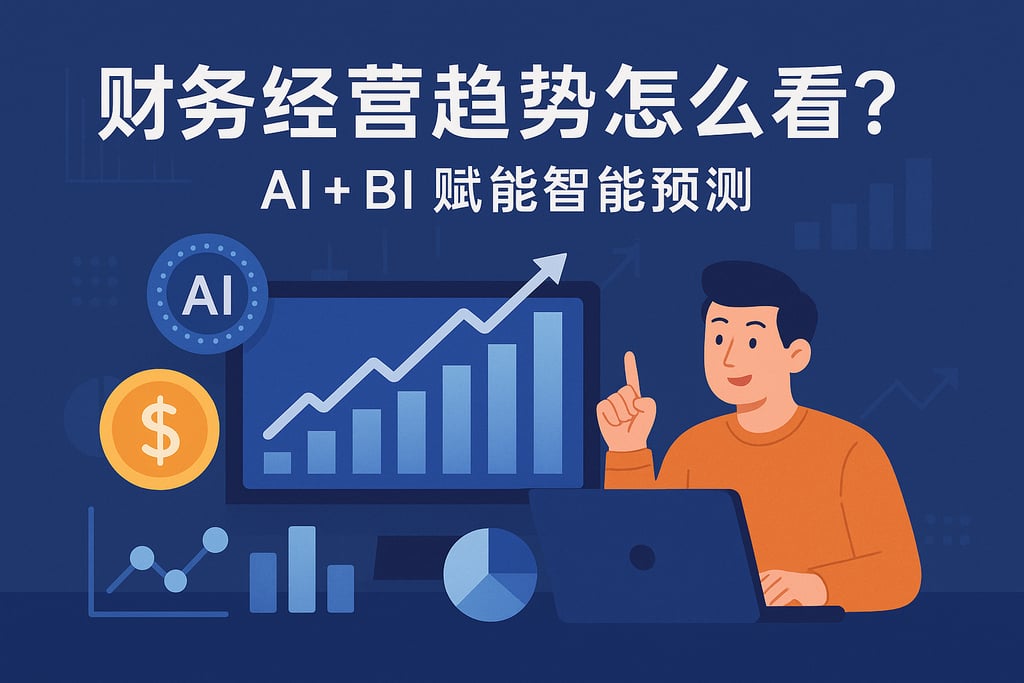 财务经营趋势怎么看？AI+BI赋能智能预测